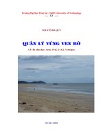 Giáo trình Quản lý tổng hợp vùng bờ