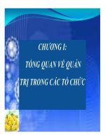 Bài giảng quản trị học chương 1 và 2