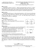 tài liệu hsg vật lý 9 đề và đáp án thi học sinh giỏi cấp huyện