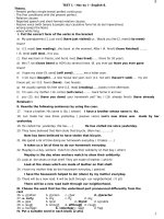 Bộ đề thi công chức tiếng anh phần 1