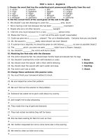 Bộ đề thi công chức tiếng anh phần 4