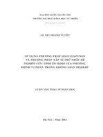 sử dụng phương pháp hàm lyapunov và phương pháp xấp xỉ thứ nhất để nghiên cứu tính ổn định của phương trình vi phân trong không gian hilbert
