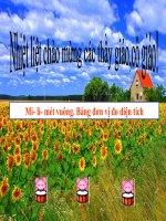 bài giảng toán 5 chương 1 bài 12 mi-li-mét vuông. bảng đơn vị đo diện tích