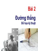 Đường thẳng  đồ họa kỹ thuật (free)