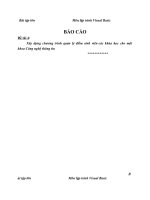 xây dựng chương trình quản lý điểm sinh viên các khóa học cho một khoa công nghệ thông tin