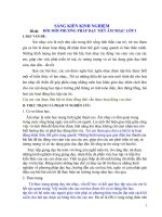 ĐỔI MỚI PHƯƠNG PHÁP DẠY TIẾT ÂM NHẠC LỚP 3