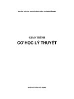 Bài giảng cơ học lý thuyết