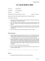 mẫu cv cá nhân kỹ sư cầu đường