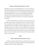 xử phạt vi phạm hành chính trong lĩnh vực luật sư