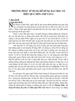 phương pháp  sử dụng đồ dùng dạy học có hiệu quả môn anh văn 6_skkn