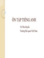 ôn tập kiến thức ngoại ngữ cơ bản