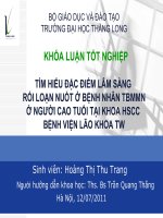 tìm hiểu đặc điểm lâm sàng rối loạn nuốt ở bệnh nhân tai biến mạch máu não ở người cao tuổi tại khoa hồi sức cấp cứu bệnh viện lão khoa trung ương