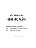 một số bài toán hình học phẳng