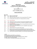 Tài liệu hội thảo thiết kế và thi công dự ứng lực