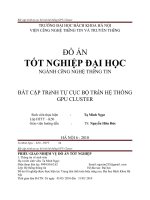 bắt cặp trình tự cục bộ trên hệ thống gpu cluster