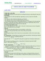 lý thuyết và bài tập sóng âm