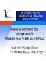 nghiên cứu một số đặc điểm rối loạn cơ tròn trên bệnh nhân tai biến mạch máu não