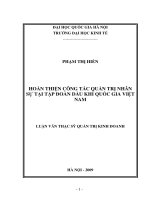 hoàn thiện công tác quản trị nhân sự tại tập đoàn dầu khí quốc gia việt nam