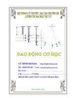 Dao động cơ học lý thuyết và bài tập đầy đủ