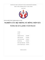 Thiết kế Tủ đông tiếp xúc năng suất lạnh 2Tngày