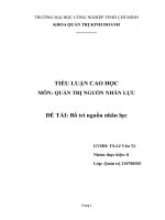 các nguyên tắc bố trí nhân lực trong doanh nghiệp