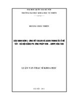 xác định hàm lượng vết selen và asen trong ốc ở hồ tây (hà nội) bằng phương pháp von - ampe hòa tan