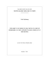tổng hợp và xác định các đặc trưng của một số hydroxide cấu trúc lớp kép ứng dụng trong xử lý môi trường