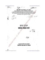 bài tập hóa hữu cơ - nguyễn văn tòng