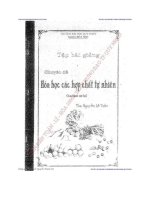 tập bài giảng chuyên đề hóa học các hợp chất tự nhiên - nguyễn lê tuấn
