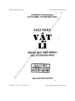 giải toán vật lí thpt một số phương pháp - lê nguyên long (chủ biên)