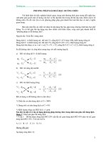 phương pháp giải hóa học bằng đường chéo