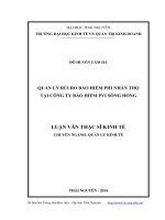 quản lý rủi ro bảo hiểm phi nhân thọ tại công ty bảo hiểm pvi sông hồng