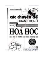 các chuyên đề quan trọng trong hóa học - nguyễn đình độ