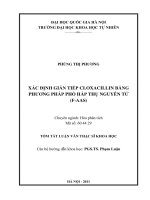 xác định gián tiếp cloxacillin bằng phương pháp phổ hấp thụ nguyên tử
