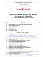 bồi dưỡng học sinh giỏi toán lớp 12