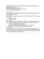 đề thi kiểm tra sát hạch trình độ chuyên mÔ