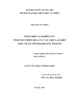 tổng hợp và nghiên cứu tính chất điện hóa của vật liệu lai ghép oxit vô cơ với polime dẫn tio2pani