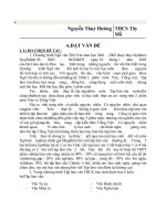 một số kinh nghiệm dạy và hệ thống bài tập phần tập làm văn nghị luận lớp 7