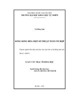song song hóa một số thuật toán tổ hợp