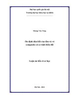 ổn định đàn hồi của tấm và vỏ composite có cơ tính biến đổi