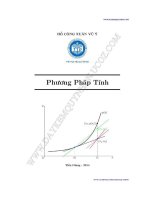 phương pháp tính - hồ công xuân vũ ý, trường đại học tiền giang, 2014