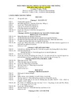 phân phối trương trình cấp thpt môn hóa học lớp 10