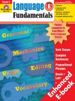 Language fundamentals gr   6