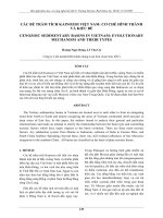 Cơ chế hình thành các bể trầm tích kainozoi việt nam cơ chế hình thành và kiểu bể