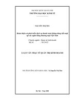 hoàn thiện và phát triển dịch vụ thanh toán không dùng tiền mặt tại các ngân hàng thương mại việt nam