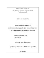 tổng hợp và nghiên cứu phức chất của ni(ii) với một số dẫn xuất thế n(4) - thiosemicacbazon benzanđehit