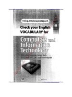 kiểm tra từ vựng tiếng anh máy tính và công nghệ thông tin - nguyễn hoàng thanh ly
