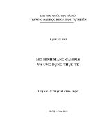 mô hình mạng campus và ứng dụng thực tế