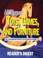 toys, games and furniture