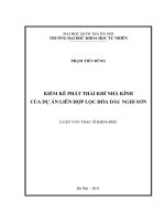kiểm kê phát thải khí nhà kính của dự án liên hợp lọc hóa dầu nghi sơn